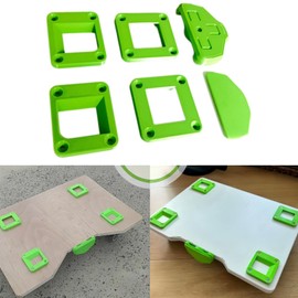 3D Printing Bottom Fixing Buckle for DIY Fun - Compatible with Festool Roll Board/Toolbox Cart, Systainer & Sortainer Modication (Only Buckle)