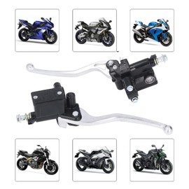 Universelles Motorrad Lenker Hauptbremszylinder Kupplungshebel 2 Stück 7/8 Zoll Bremskupplungspumpenhebel Links Rechts Ersatz für Majesty Cruiser Scooter T2 T3 T5 T8
