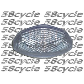 Clear Alternatives 07-08 GSXR 1000, 15-16 GSXS750 LED CLEAR Tail Light Integrated Signals 2007 2008