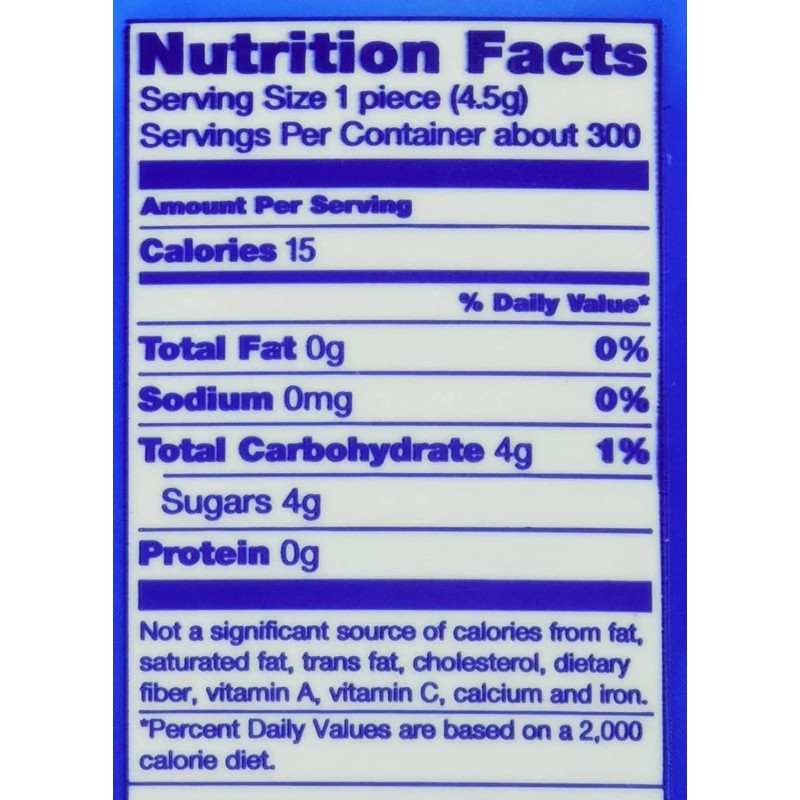 Dubble Bubble Gum 47.6 Ounce Value Tub 300 Individually Wrapped