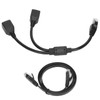RJ45 Ethernet Adapter Cable Extension Function 1 to 2 Port