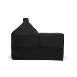 Covermates Kamado Cart Grill Cover - Weather Resistant Outdoor Cover, Protects Big Green Egg Large Table and Round Grills Outdoor, Classic 12-Guage Vinyl, Cart 62W x 34D x 54H, Black