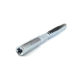 5 x hanger bolts with central key guide, spacer screws, wall mounting, steel, 8 x 150 mm