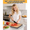 Cutting Boards for Kitchen - Food Grade Double Sided Pure
