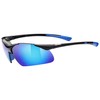 uvex sportstyle 223, occhiali sportivi unisex, specchiato, comfort senza pressione