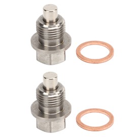 Engine Magnetic Oil Drain Plug DP015 M14x1.25mm Screw Bolt Sump Nut Plug Stainless Steel Universal Fit for Car