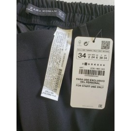 zara womens pants black size 2 zara uniform new with tags