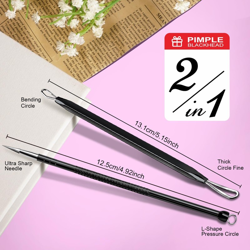 Teenitor Pimple Extractor Tool Comedone Extractor Acne Tool Blackhead Removal