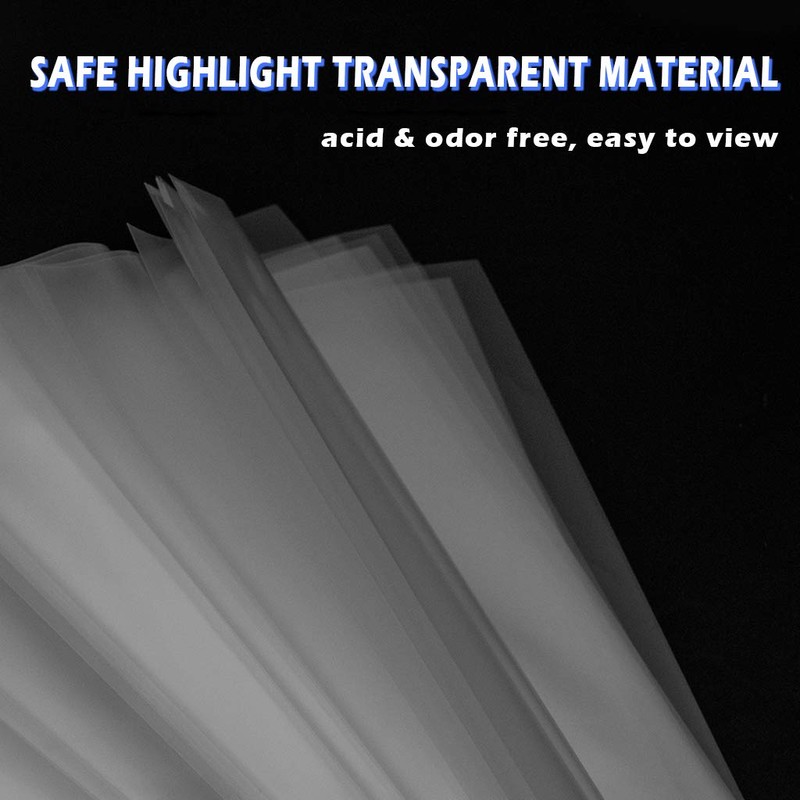 Clear Sheet Protectors for 3 Ring Binders - 50 Pack