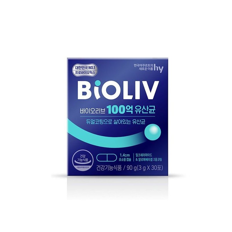 HY 바이오리브 100억유산균 1개월분(1박스)35025509 BioLive 100 Billion Probiotics 1 Month