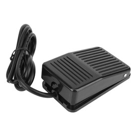 TFS - 01 Foot Control Switch 220 VAC 10 A Non-Slip Foot Switch Pedal Switch Pedal Momentary Foot Controller Black for Bench Drill, Hydraulic Press etc. (3.3 ft)