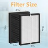 3-Pack GL-FS32 HEPA Replacement Filter Compatible with MOOKA/KOIOS GL-FS32 &