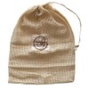 EarthForAll Organic Cotton Mesh Bags Pack of 3 Cream Utility,