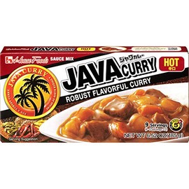 House Foods Java Curry Hot, 6.52 Ounce (Pack of 10)