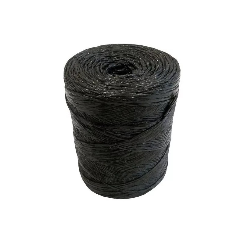 Naliplastic 4 Pzas Rollo Rafia Negra C/8 Gruesa (4 Kg)