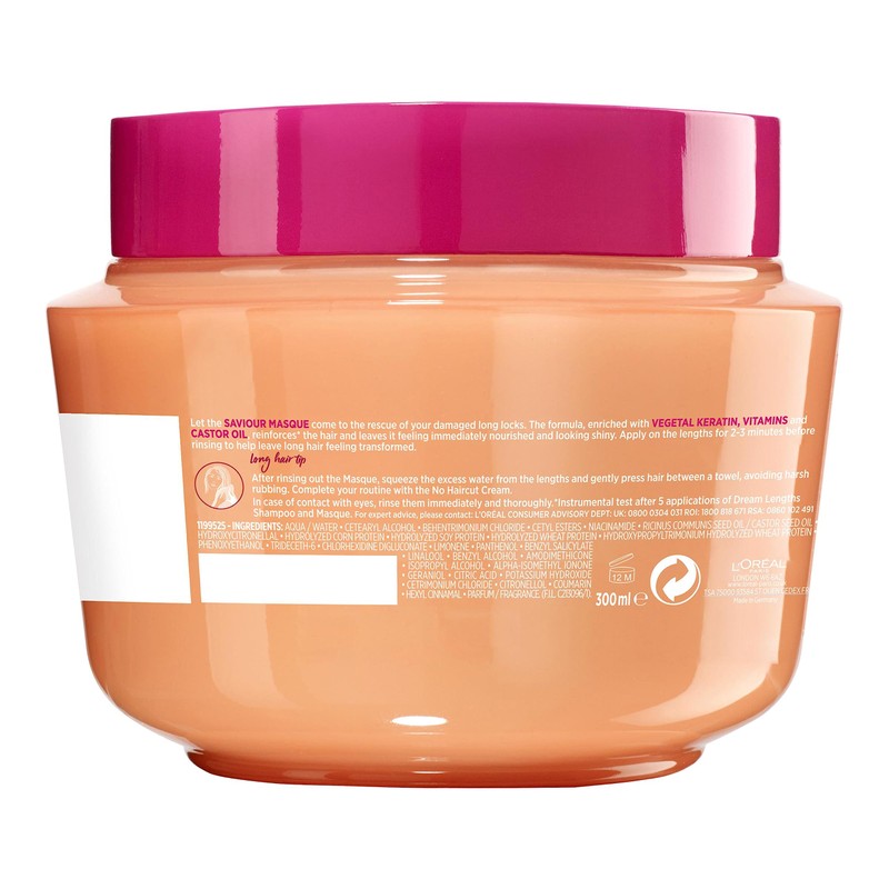 L'Oréal Paris Hair Mask Strengthening and Repairing Elvive Dream Lengths,