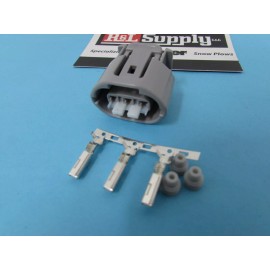 Kubota GENUINE KUBOTA ENGINE 3 PIN ALTERNATOR PLUG COUPLER CONNECTOR PART # 16678-65830