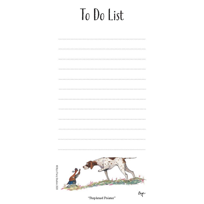 to Do List Magnetic Notepad. Working Dogs by Bryn Parry