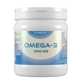 Vitasyg Omega 3 Fischöl Kapseln 1000mg 18% EPA 12% DHA - 500 Stück