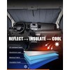MELIPRON Insulated Blackout Window Cover Fit for Ford Transit 2015-2025,
