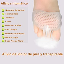 Almohadillas para Pies Amortiguadoras Aliviar el Dolor de Pies                                                                                        