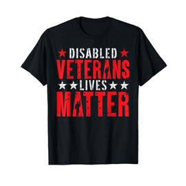 Disabled Veteran Armed Forces Military Soldier Army USA T-Shirt