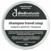 Dindi Naturals Shampoo Travel Soap in Tin 120g - Tangerine