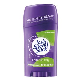 MENNEN Lady Speed Stick Invisible Dry Deodorant Powder Fresh, 1.4 Ounce, Purple (96369)
