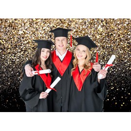 CHAIYA 7x5ft 2026 New Year Backdrop Gold Glitter Paint Backdrop for Photography Astract Golden Bokeh Starry Sky Wedding Adult Baby Children Family Party Decorations New Year Party Backdrop