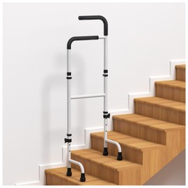 Stair Climbing Assist Cane for Both Walk Up and Down Stairs-Elderly Stair Lift Assist Devices with Adjustable Height fits Most Standard Steps,Perfect Step Helper for Those with Sore HIPS and Knees