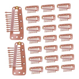 WOONEKY 30pcs Wig Making Clip Wig Clips Hair Extensions Pins Snap Hair for Women Girls Fixing Comb