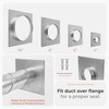 HVAC OV 6 Inch Duct Connector Flange – Galvanized Steel