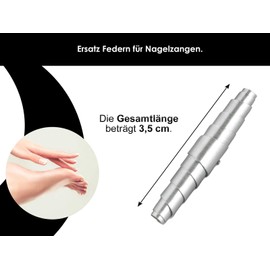 Replacement Spring Replacement Part for Solinger Nail Clippers Buffer Spring Toenail Pliers Solingen Universal Spring for Nail Clippers Foot Care Pedicure Pliers (Replacement Spring Small)