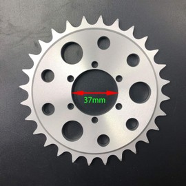 High Performance 28 Teeth 6 Holes Chain Drive Sprocket Fully CNC Made fit 415/415H Chain for 2 Stroke Engine Motor Gas Motorized Bicycle
