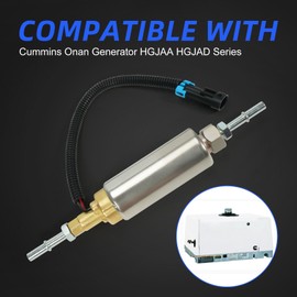 loosoo 01492657 12V EFI Fuel Pump Compatible with Cummins Onan Generator HGJAA HGJAD Series, Replace 1492657 149-2657
