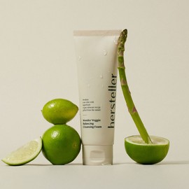 Husteller [Slightly acidic/hypoallergenic] Husteller Wonder Veggie Balancing Vegan Cleansing Foam 120ml x 2 / [약산성/저자극] 허스텔러 원더 베지 밸런싱 비건 클렌징 폼 120ml x 2개