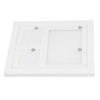Baby Footprint Kit DIY 3 Compartment Newborn Handprint Footprint Frame