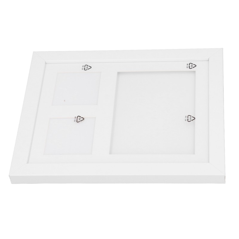 Baby Footprint Kit DIY 3 Compartment Newborn Handprint Footprint Frame
