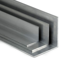 Heck & Sevdic GbR AlMgSi05 Aluminium Angle Isosceles 50 x 50 x 3 mm Length 500 mm (50 cm) Cut
