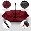 TechRise Umbrella, Compact Strong Windproof Automatic Umbrellas, Folding Lightweight, Portable