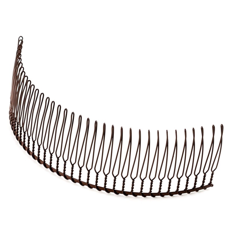 1 x Hero Hair Comb Wire Comb Large J160 Brown