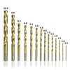 99pcs Titanium Coated Steel Twist Drill Bits Set, 1.5-10mm High