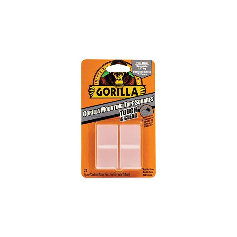 The Gorilla Glue Company 6067202 1" Double-Sided Tough & Clear