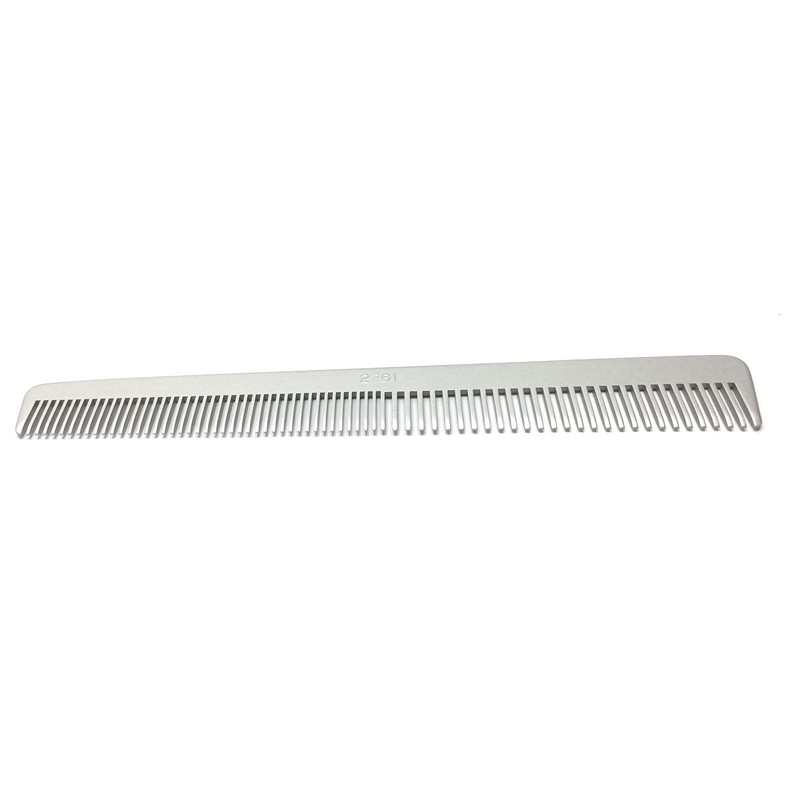 Swedish Crown Professional Hair Cutting Comb Aluminium Comb 15.5 cm