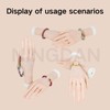 Realistic Practice Hand Flexible Bendable Nail Practice Hand With Holder，NINGDAN