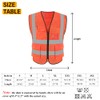HYCOPROT High Visibility Mesh Safety Reflective Vest with Pockets and