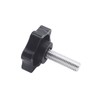 Yuhtech M8 x 25mm Thumb Screw, 10PCS Star Head Threaded