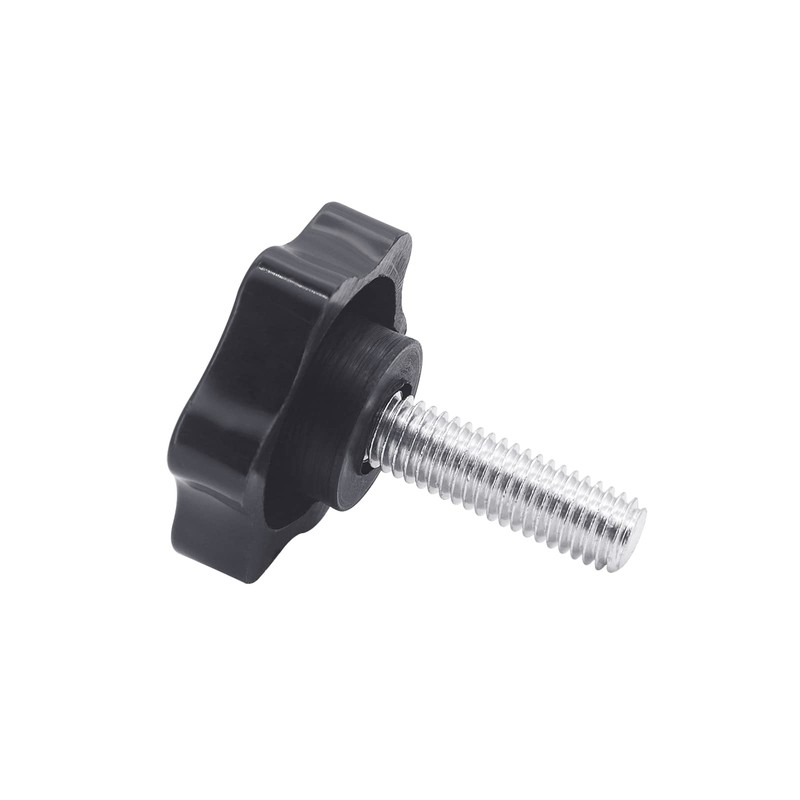 Yuhtech M8 x 25mm Thumb Screw, 10PCS Star Head Threaded