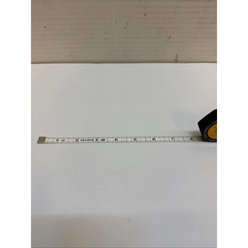 Cadwell Mini Tape Measure Steel Pocket 5ft Measuring Black