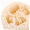 FOMIYES 8pcs Natural Loofah Sponge Pads Lightweight Exfoliating Body Scrubber